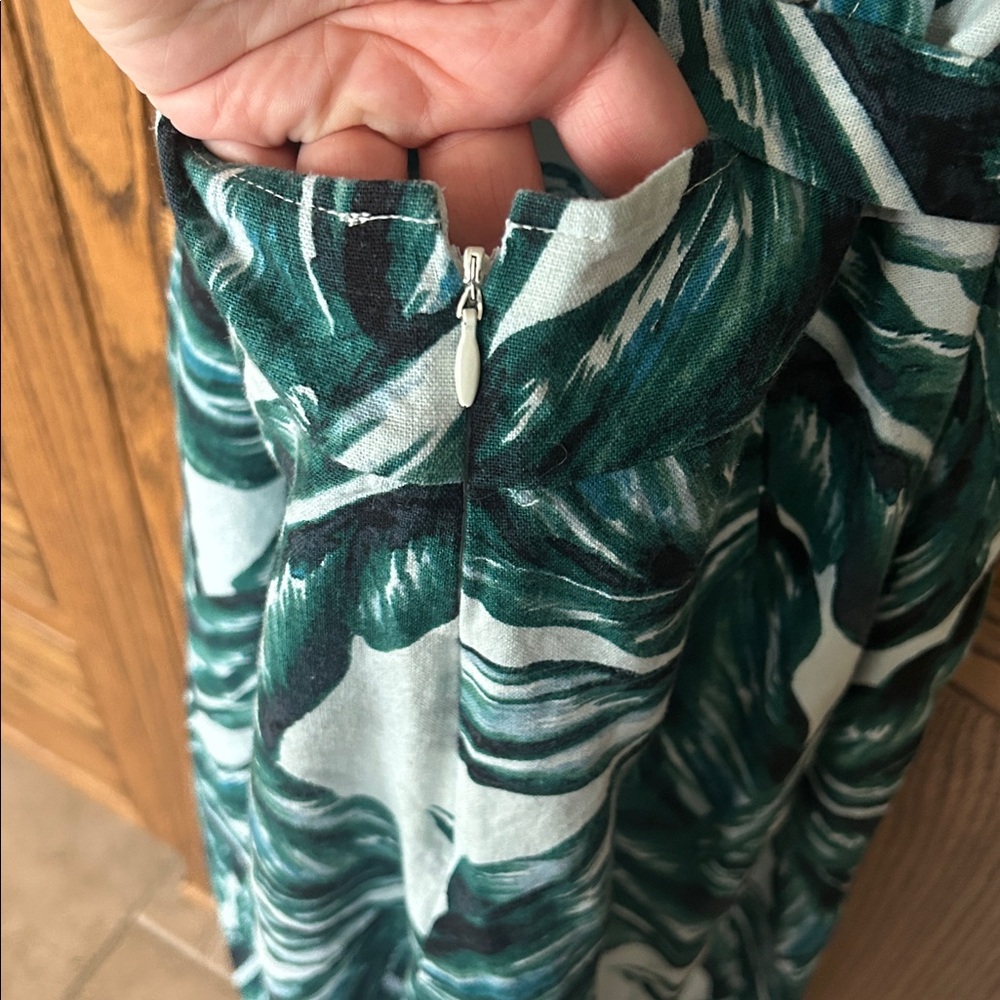Who What Wear Palm Linen‎ Jumpsuit - Picture 10 of 12